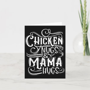 Citaat kipnugs en mama knuffels voor nugget liefhe kaart