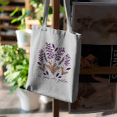 Citaat Lavender Flowers Tote Bag