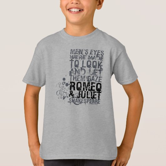 Citaat Mannen Romeo & Juliet T-shirt (Voorkant)