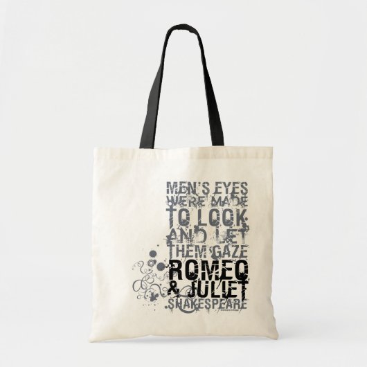 Citaat Mannen Romeo & Juliet Tote Bag (Voorkant)