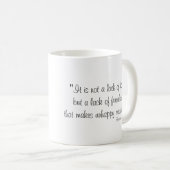 Citaat met de mok van de "Liefde" van het Bericht (Voorkant rechts)