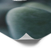 citaat met handschrift soulmate (vierkant) poster (Hoek)