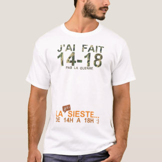 citaat oorlog 14 18 siëste humor, drole bu t-shirt