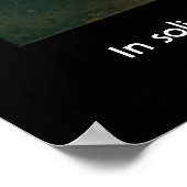 Citaat op Eenzaamheid met een Introspectief Afbeel Poster (Hoek)