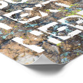 Citaat op Rock | POSTER (Hoek)