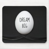 Citaat op Witte Eieren met Forks Muismat (Voorkant)