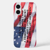 Citaat over Amerikaanse vlag | Abraham Lincoln Case-Mate iPhone Case (Achterkant)