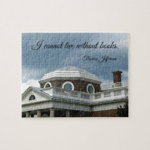 Citaat over Boeken van Thomas Jefferson Legpuzzel