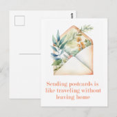 Citaat over briefkaarten | Postkruising | WATERVER (Voorkant / Achterkant)