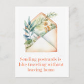 Citaat over briefkaarten | Postkruising | WATERVER (Voorkant)