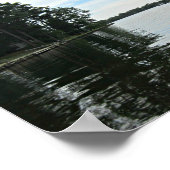 Citaat over de tijd die aan het water wordt bestee poster (Hoek)