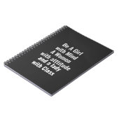 Citaat over empowerment van vrouwen notitieboek (Linkerzijde)