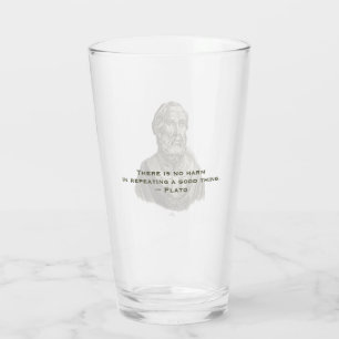Citaat over goede daden filosoof Plato Glas