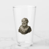 Citaat over goede daden filosoof Plato Glas (Voorkant)