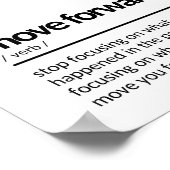 Citaat over het bewegen zich aan en door:sturen poster (Hoek)