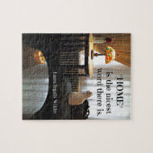 Citaat over Home, van Laura Ingalls Wilder Legpuzzel (Horizontaal)