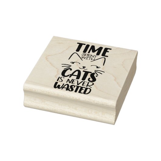 Citaat over katten rubberstempel (Stempel)