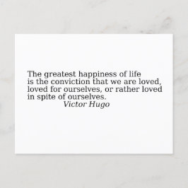 Citaat over leven briefkaart