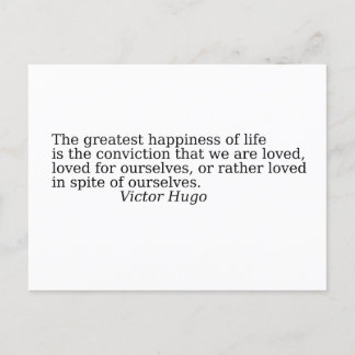 Citaat over leven briefkaart