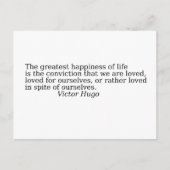 Citaat over leven briefkaart (Voorkant)