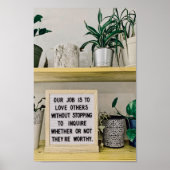 Citaat over Liefde en Relatie Design Poster (Voorkant)