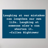 Citaat over nederigheid poster (Voorkant)