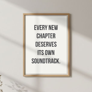Citaat over Nieuwe Beginnen, Motiverend Poster