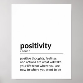 Citaat over Positiviteit Poster