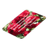 Citaat over rozen van Abraham Lincoln Magneet (Linkerzijde)