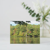 Citaat over seizoenen van R.W. Emerson Briefkaart (Staand voorkant)