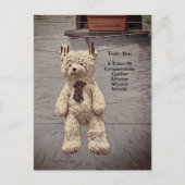 Citaat over Vintage Teddybeer Symboliek Cute Briefkaart (Voorkant)