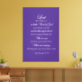 Citaat paus Benedictus XVI Betekenis van lening Canvas Afdruk (Insitu (Woonkamer))