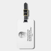 Citaat per Plato Bagagelabel (Voorkant verticaal)