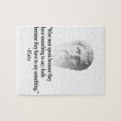 Citaat per Plato Legpuzzel (Horizontaal)