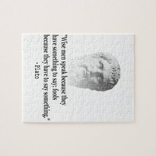 Citaat per Plato Legpuzzel (Horizontaal)