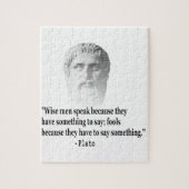 Citaat per Plato Legpuzzel (Verticaal)