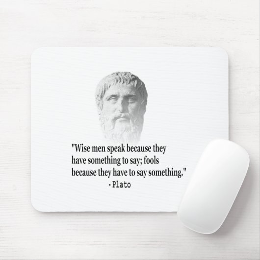 Citaat per Plato Muismat (Met muis)