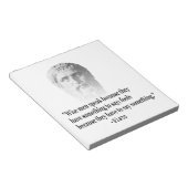 Citaat per Plato Notitieblok (Schuin)