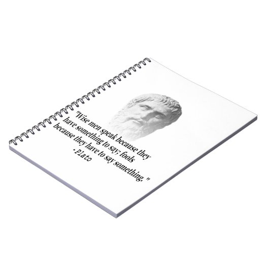 Citaat per Plato Notitieboek (Linkerzijde)