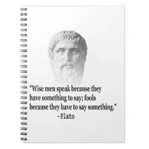 Citaat per Plato Notitieboek