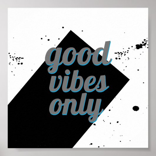 citaat poster goede beelden alleen modern vet (Voorkant)