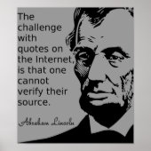 Citaat Poster Lincon (Voorkant)