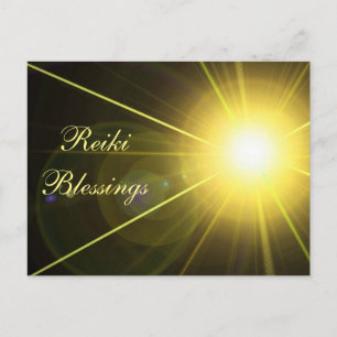 citaat "Reiki Blessings" Briefkaart