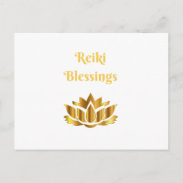 citaat "Reiki Blessings" Briefkaart