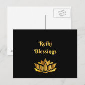 citaat "Reiki Blessings" Briefkaart (Voorkant / Achterkant)