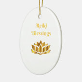 citaat "Reiki Blessings" Keramisch Ornament (Links)