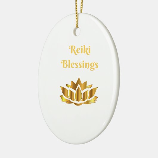 citaat "Reiki Blessings" Keramisch Ornament (Links)