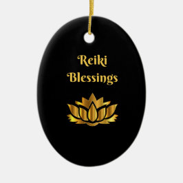 citaat "Reiki Blessings" Keramisch Ornament