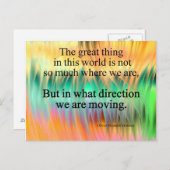 Citaat: Richting Briefkaart (Voorkant / Achterkant)