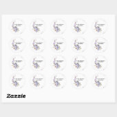 Citaat  ronde sticker (Vel)